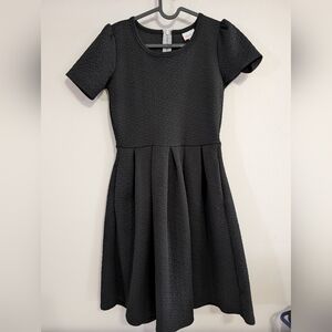 Lularoe Solid Black Amelia Dress